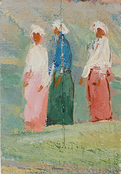 Three Female Figures Kazimir Malevich